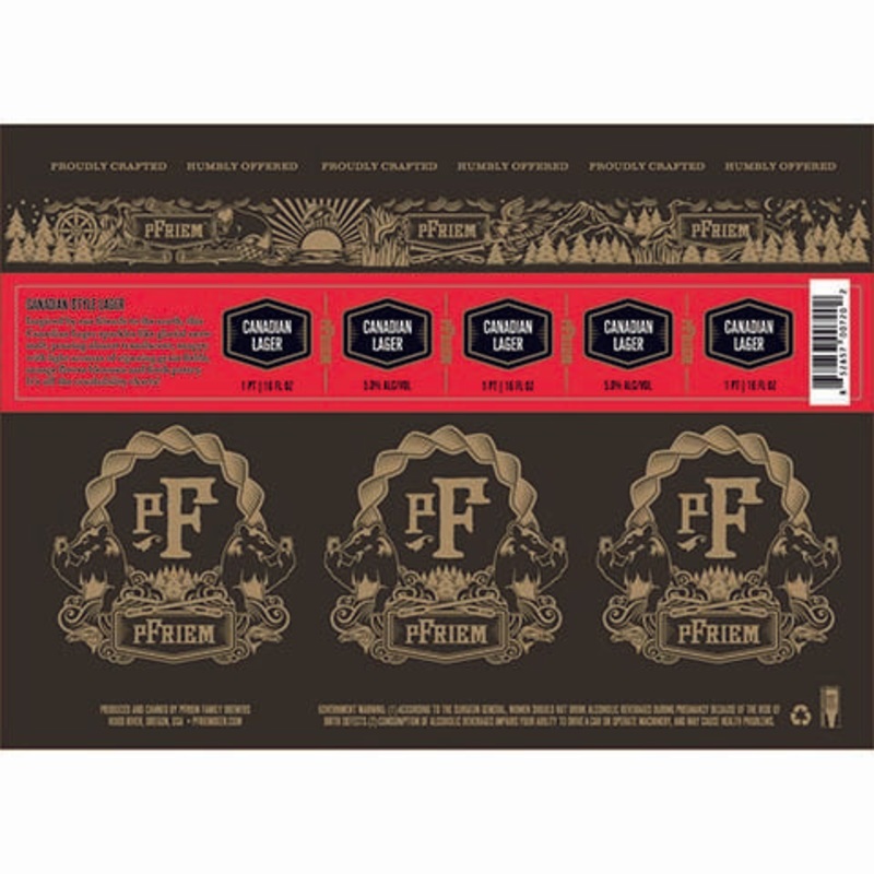 pFriem Canadian Lager 16OZ SINGLE CAN