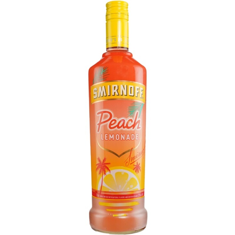 SMIRNOFF PEACH LEMONADE FLAVORED VODKA 60 750ML 750ML