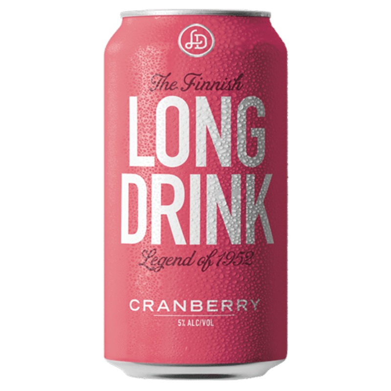 The Long Drink Company Cranberry Cocktail 6 Pack