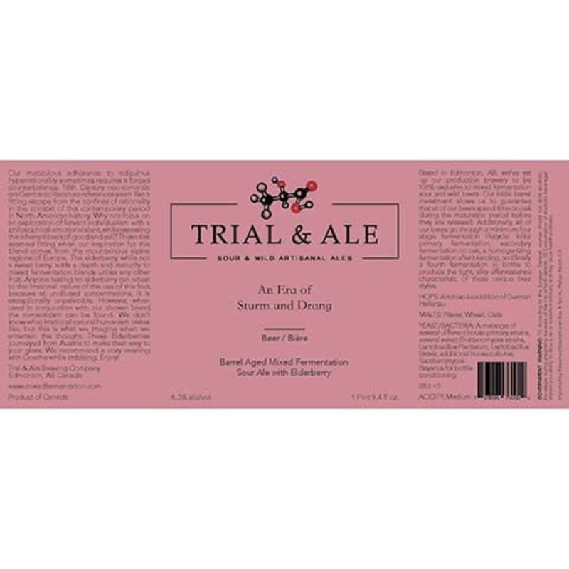 Trial & Ale An Era of Storm und Drang Sour Ale 750ML BTL