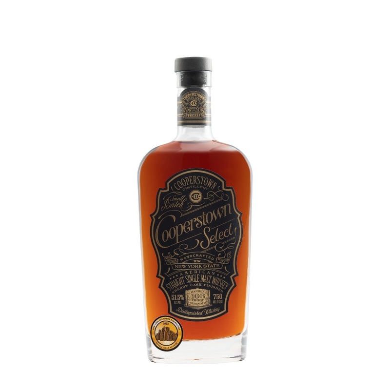 Cooperstown American Straight Single Malt Whiskey 103 PF 750mL