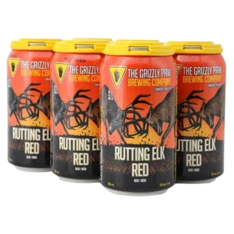 GRIZZLY PAW RUTTING ELK RED ALE 355ML 6PK CAN @ Emerald Hills [1006683] 2130 ml