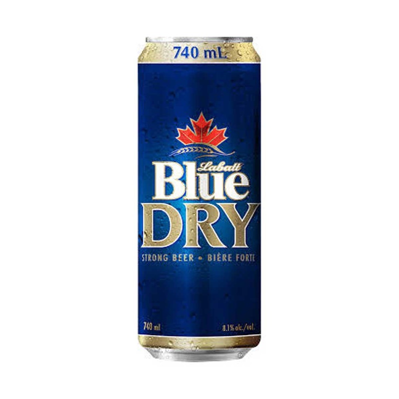LABATT BLUE DRY 8.1% 740ML CAN @ Red Deer [1002491] 740 ml