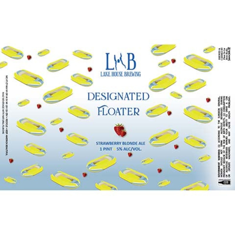 Lake House Designated Floater Strawberry Blonde Ale 16OZ SINGLE CAN