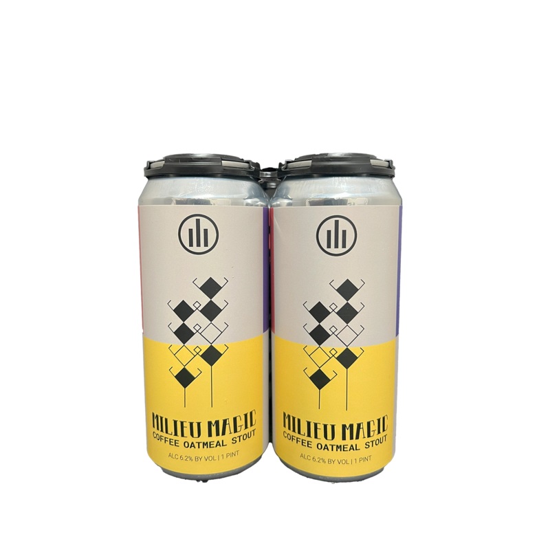 Milieu Magic Coffee Oatmeal Stout 4 Pack Cans