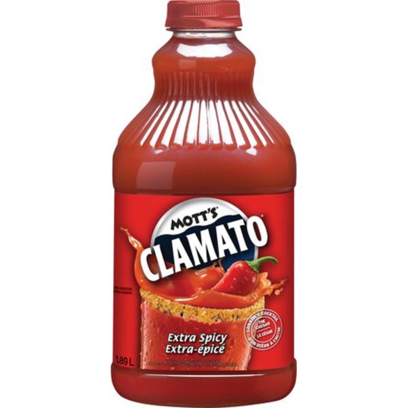 MOTT’S EX SPICY CLAMATO JUICE 1.89 L