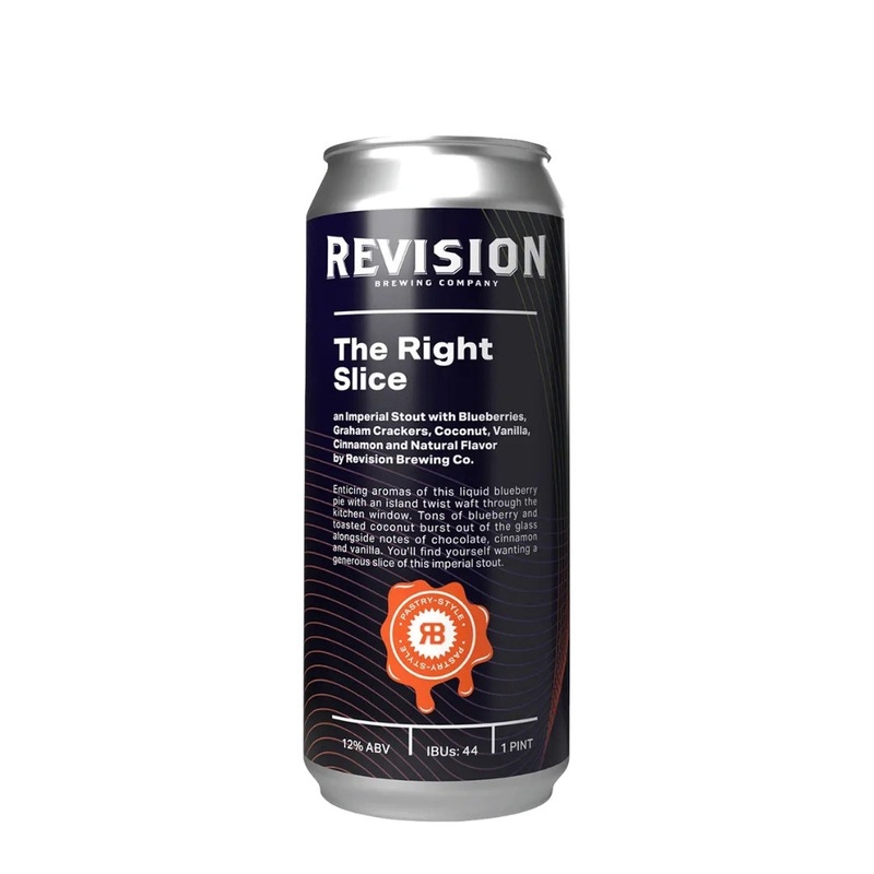 Revision The Right Slice Imperial Stout Beer 16 fl oz Can