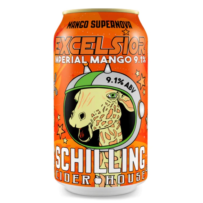 Schilling Excelsior Imperial Mango 6 x 12oz Cans