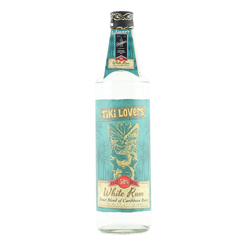 Tiki Lovers White Rum 750ML BTL