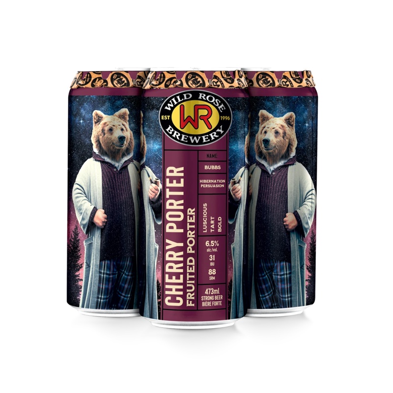 WILD ROSE CHERRY PORTER 473ML 4PK CAN @ Airdrie [1028200] 1892 ml