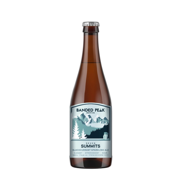 BANDED PEAK SUMMITS BLACKCURRANT SPARKLING ALE 500ML BTL @ Deerfoot City [1048274] 500 ml