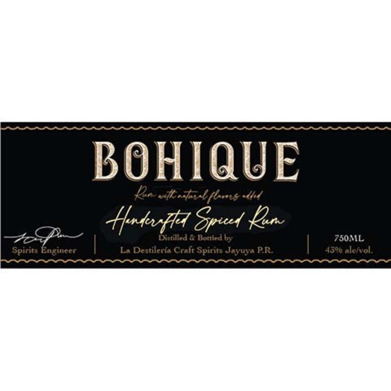 Bohique Spiced Rum 750ML BTL