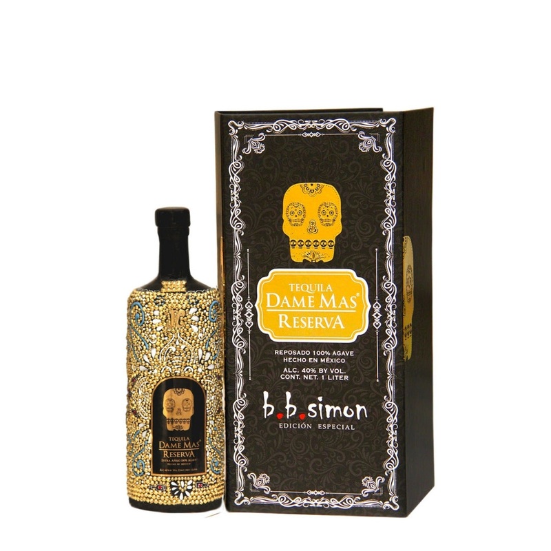 Dame Mas Tequila Extra Aejo B.B. Simon Limited Edition (Gold Bottle) 1L