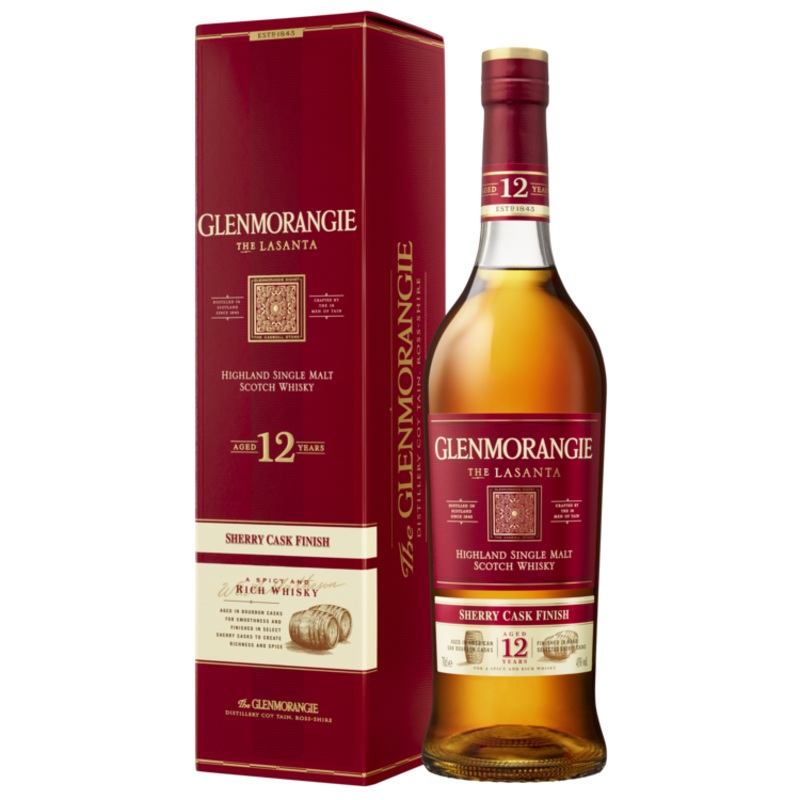 Glenmorangie Single Malt Scotch The Lasanta 12 Yr 86 W/ Gift Box 750ML 750ML