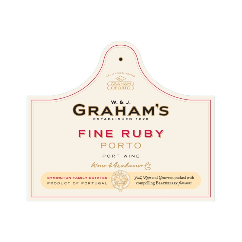 GRAHAM’S FINE RUBY PORT 750 mL
