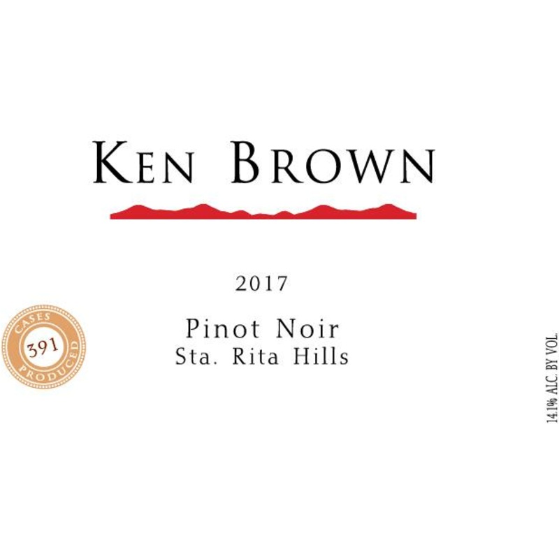 KEN BROWN PINOT NOIR SANTA RITA HILLS 2021 750 mL