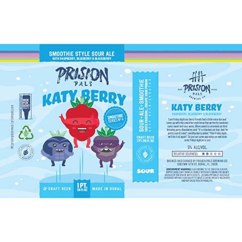Prision Pals Katy Berry Sour Ale 16OZ SINGLE CAN