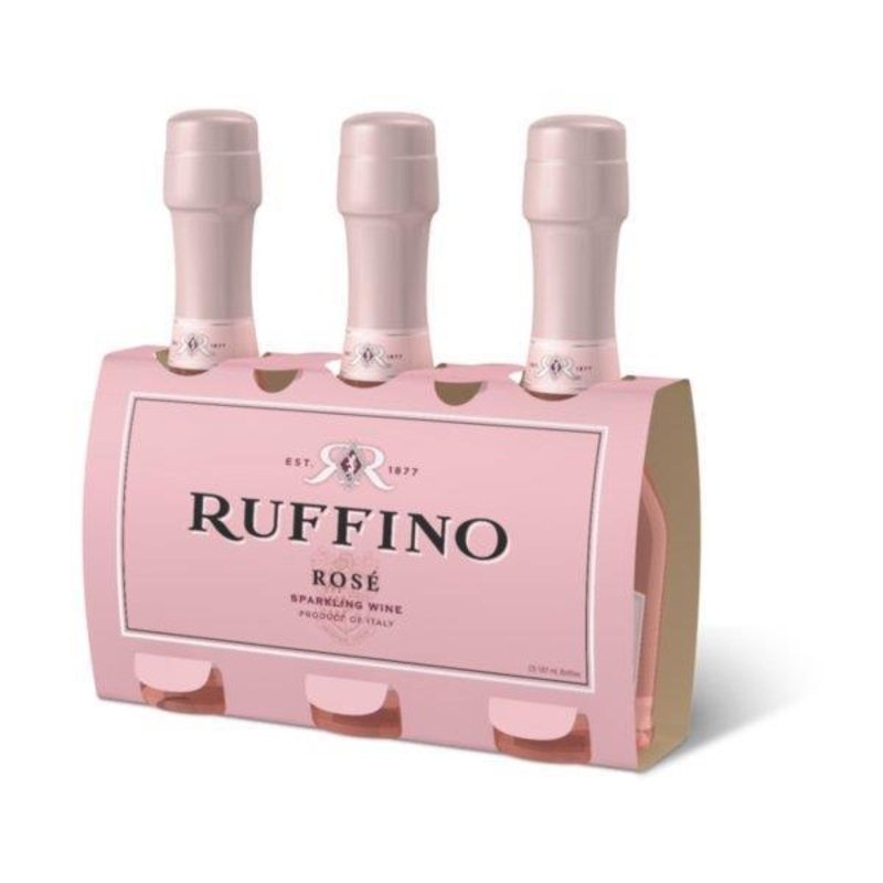 Rose 3pk Sparkling Ruffino 187ml