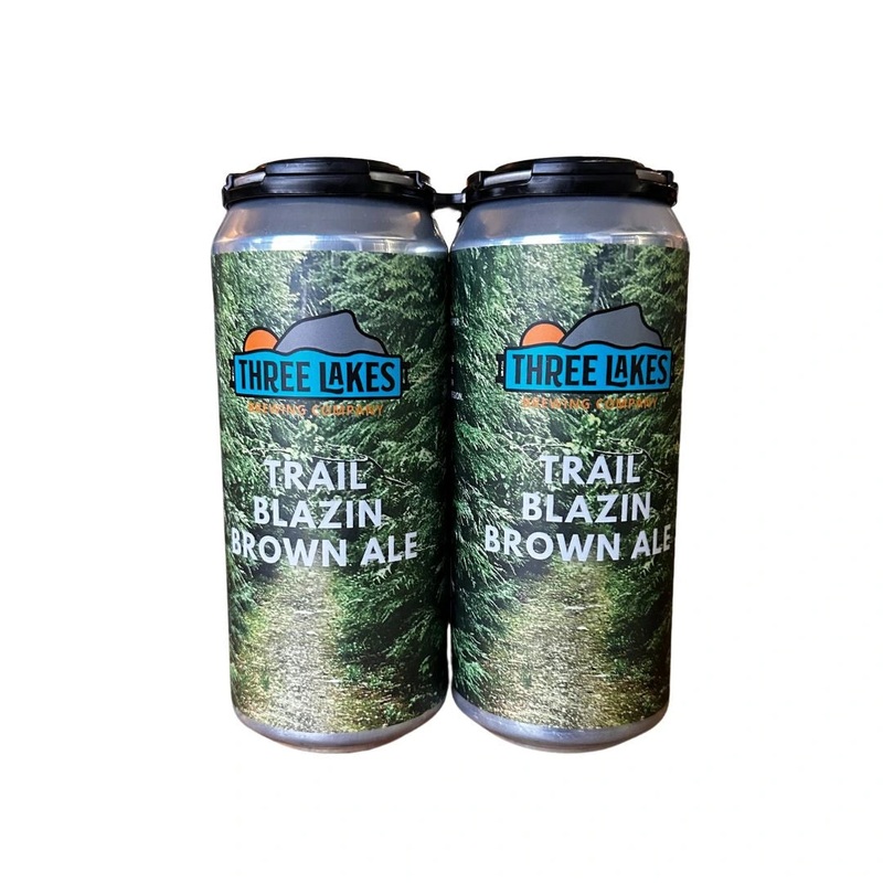 THREE LAKES TRAIL BLAZIN BROWN ALE 473ML 4PK CAN @ Kelowna [1055826] 1892 ml
