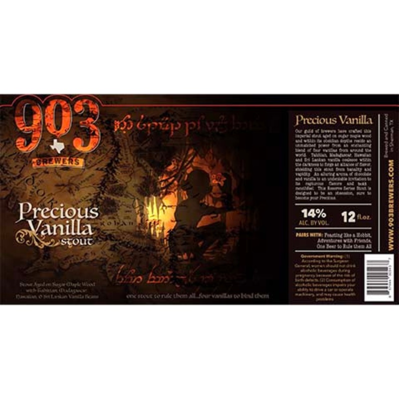903 Precious Vanilla Stout 12OZ SINGLE CAN