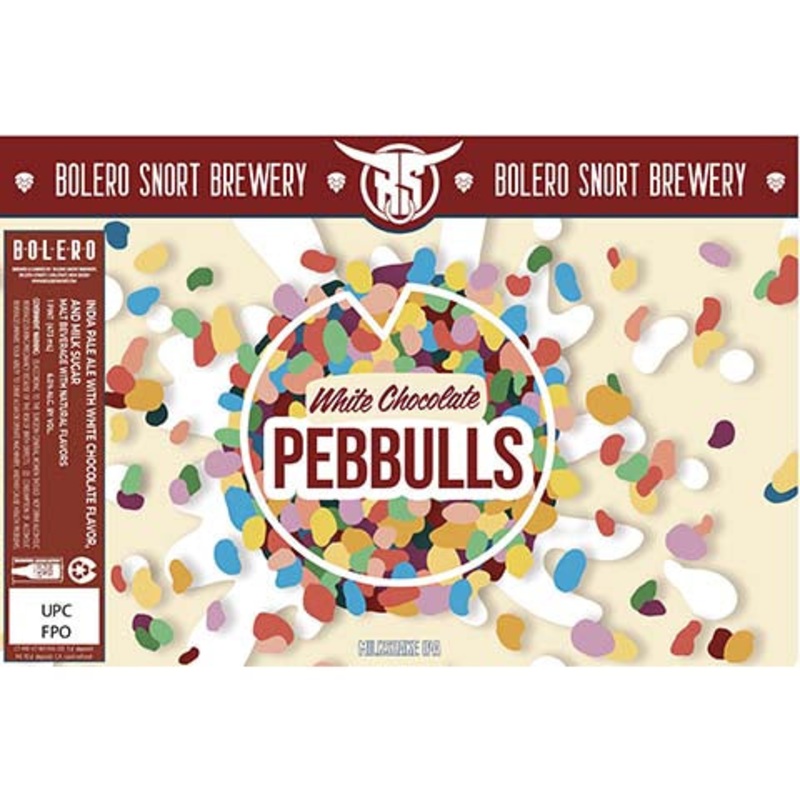 Bolero Snort White Chocolate Pebbulls IPA 16OZ SINGLE CAN