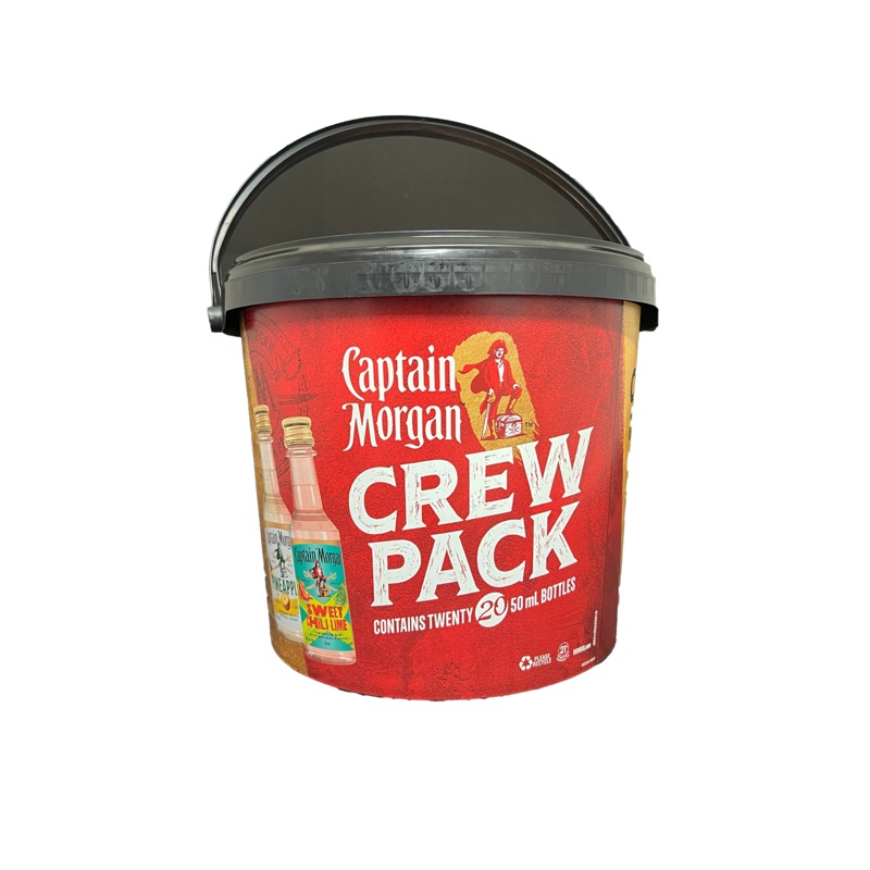 Captain Morgan Crew Pack Bucket 50ML