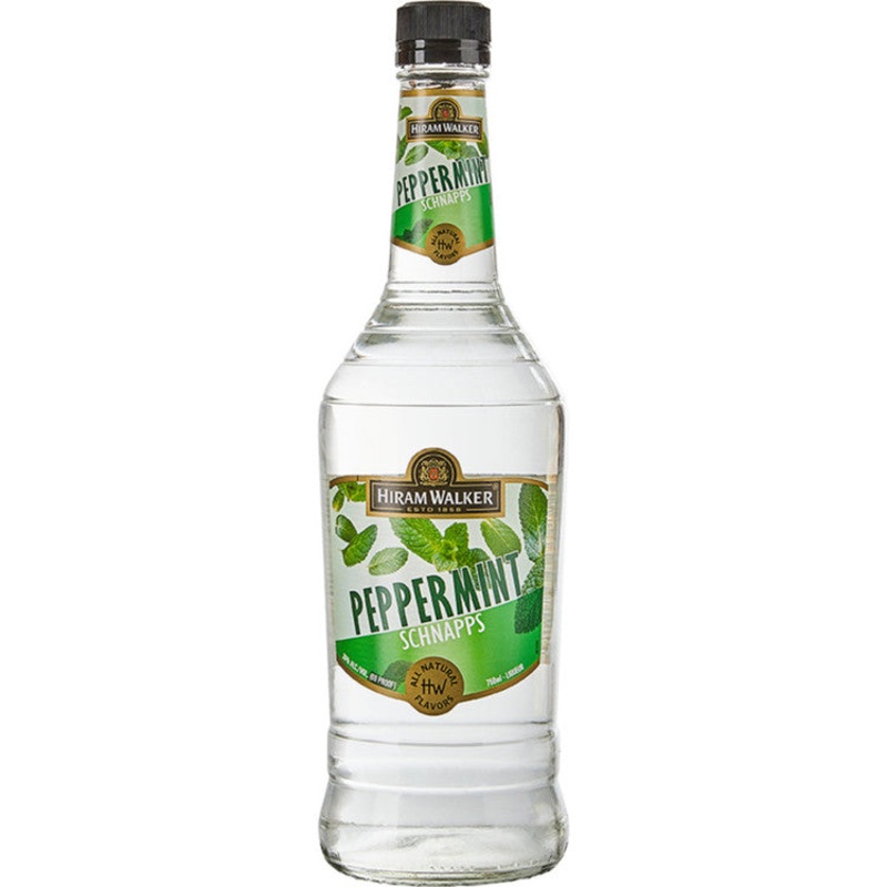 HIRAM WALKER PEPPERMINT SCHNAPPS 60 750ML 750ML
