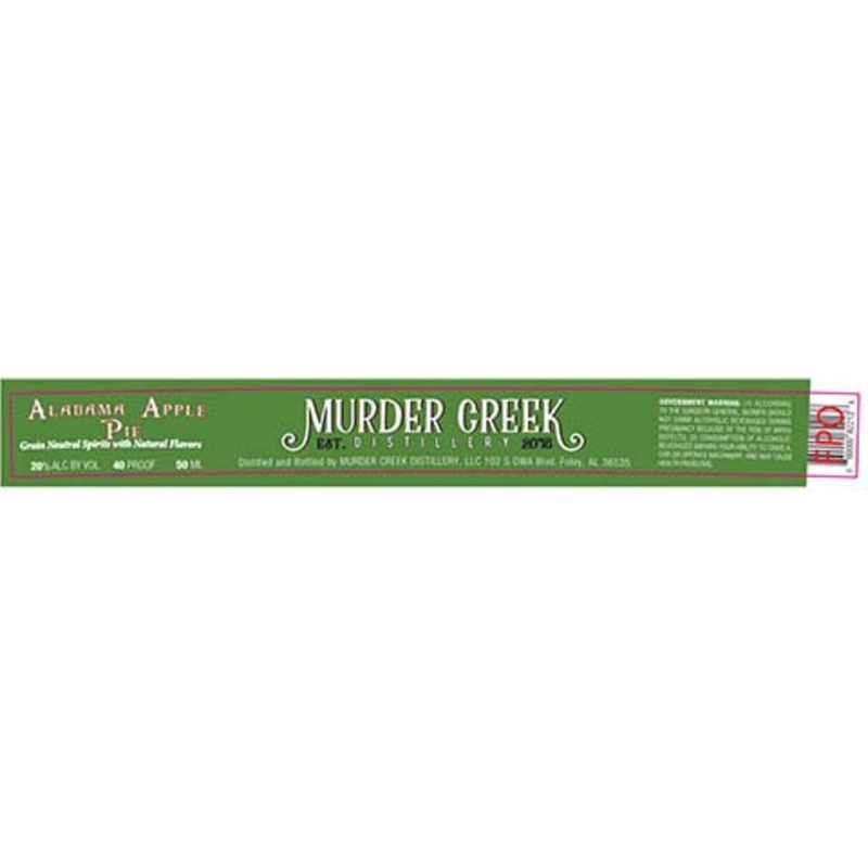 Murder Creek Alabama Apple Pie 50ML BTL