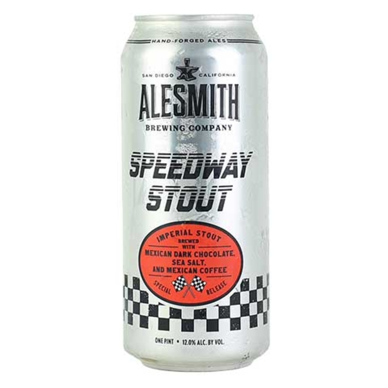 AleSmith Speedway with Mexican Dark Chocolate, Sea Salt, And Mexican Coffee 16OZ SINGLE CAN