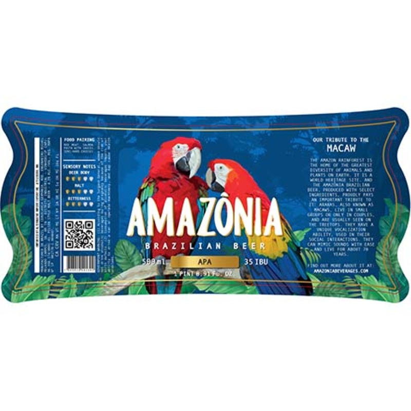 Amazonia Brazilian Beer APA 500ML BTL
