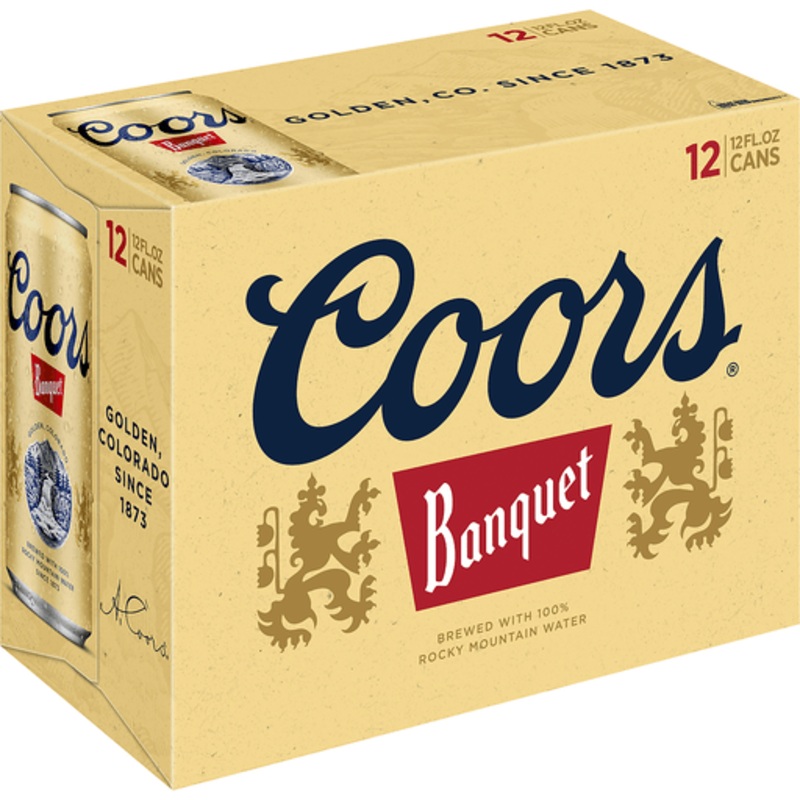 Beer Coors Banquet 12pk Can