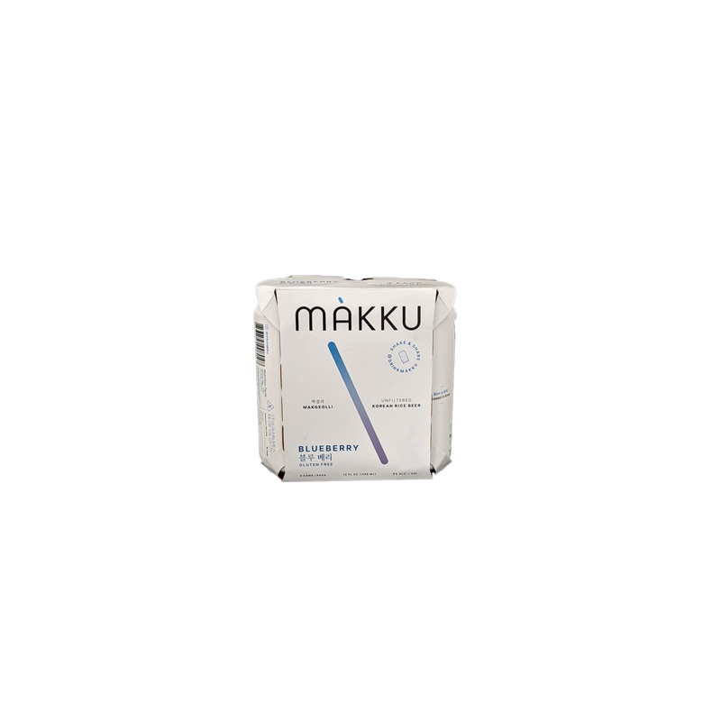 Makku Blueberry Rice Lager 4 Pack