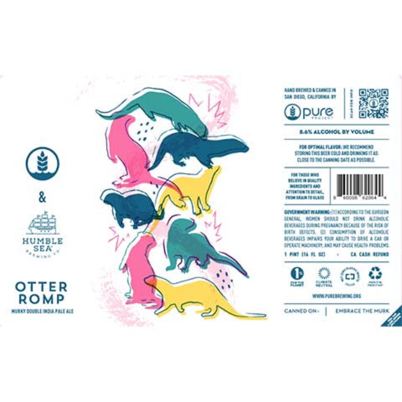 Pure Project Otter Romp Murky DIPA 16OZ SINGLE CAN