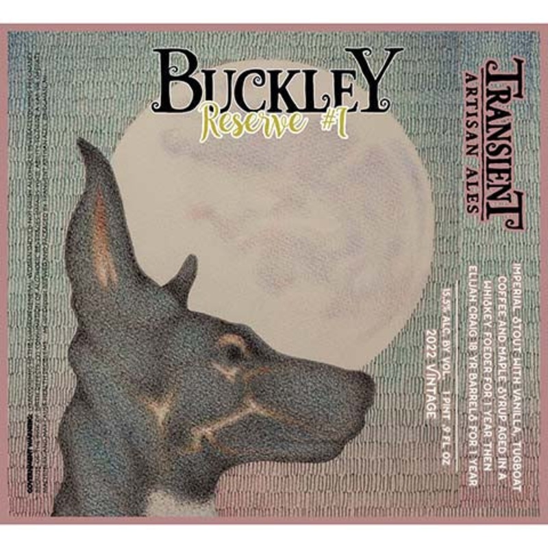 Transient Artisan Ales Buckley Reserve #1 Imperial Stout 500ML BTL