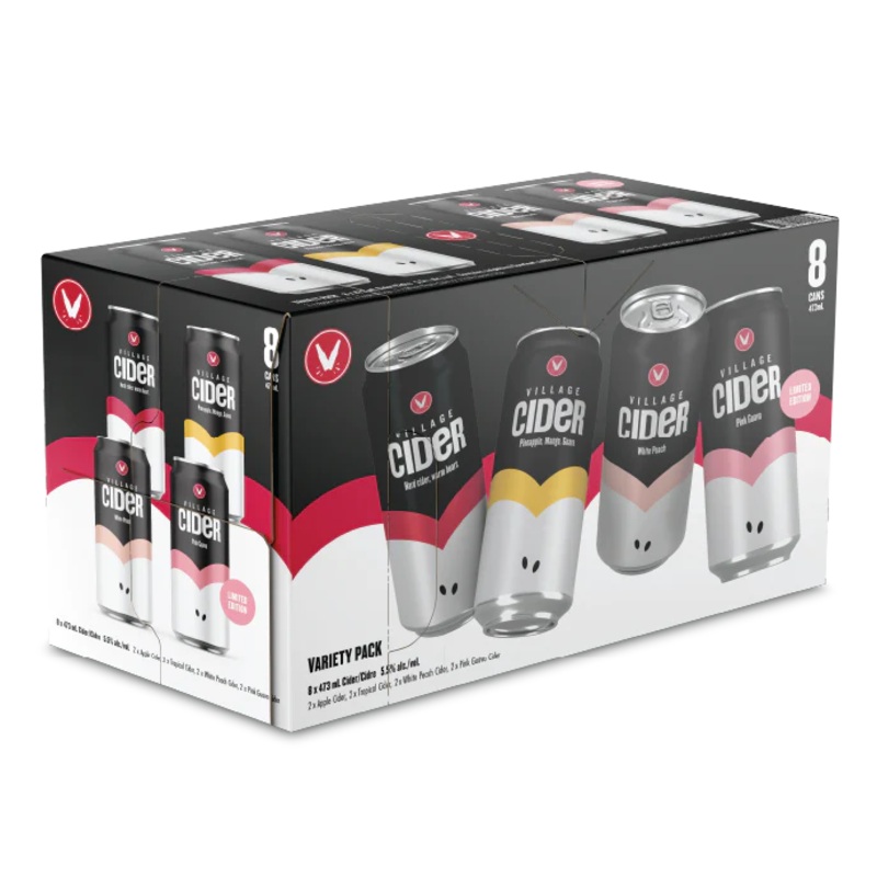 VILLAGE CIDER MIXER 473ML 8PK CAN @ Windermere [1040458] 3784 ml