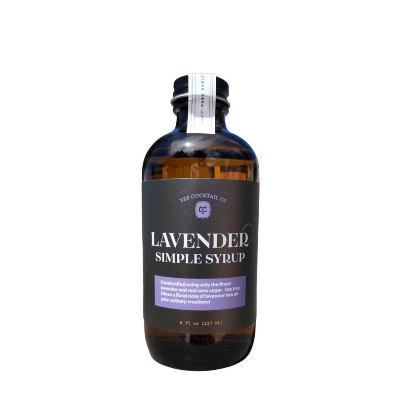 Yes Cocktail Co Lavender Simple Syrup 237mL