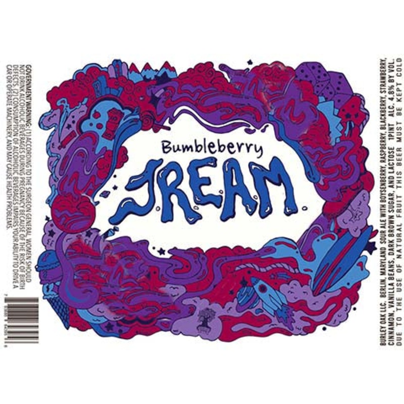 Burley Oak Bumbleberry JREAM Sour Ale 16OZ SINGLE CAN