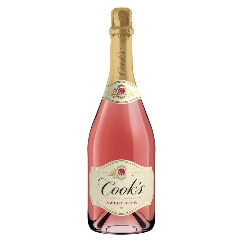 COOK’S SPARKLING SWEET ROSE CHAMPAGNE CALIFORNIA 750ML 750ML