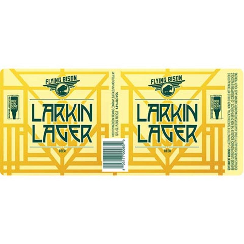 Flying Bison Larkin Lager 12OZ SINGLE CAN