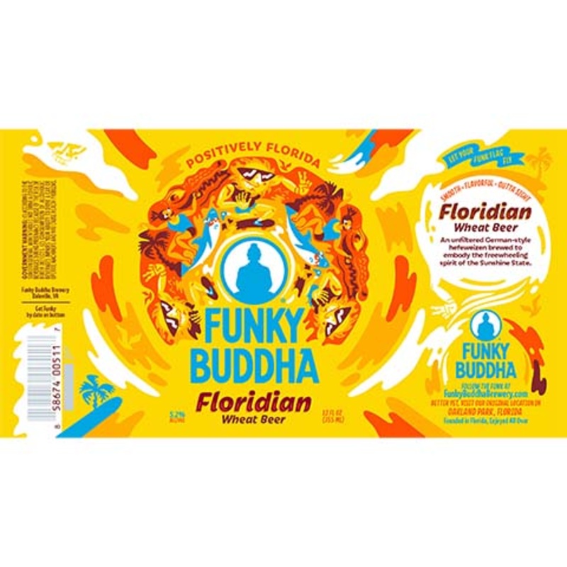 Funky Buddha Floridian Wheat 12OZ SINGLE BTL