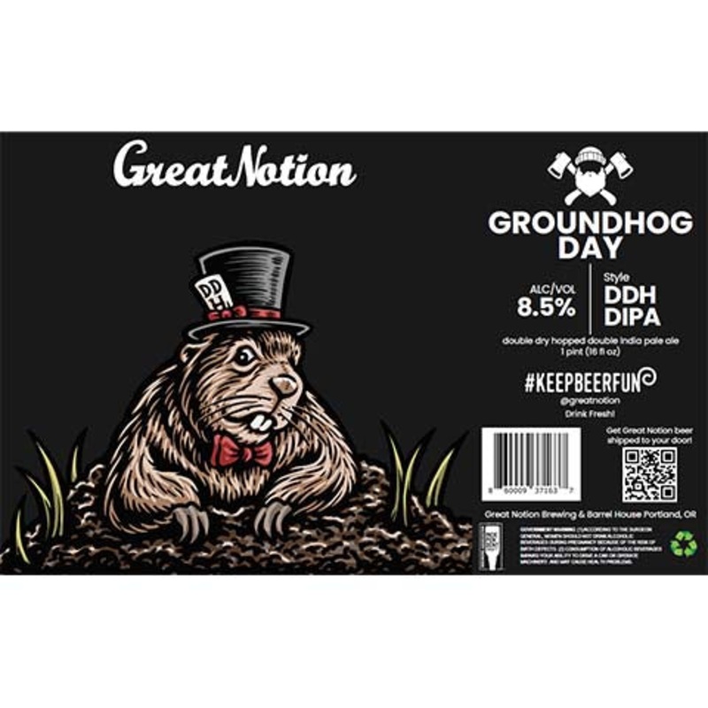 Great Notion Groundhog Day DDH DIPA 16OZ SINGLE CAN