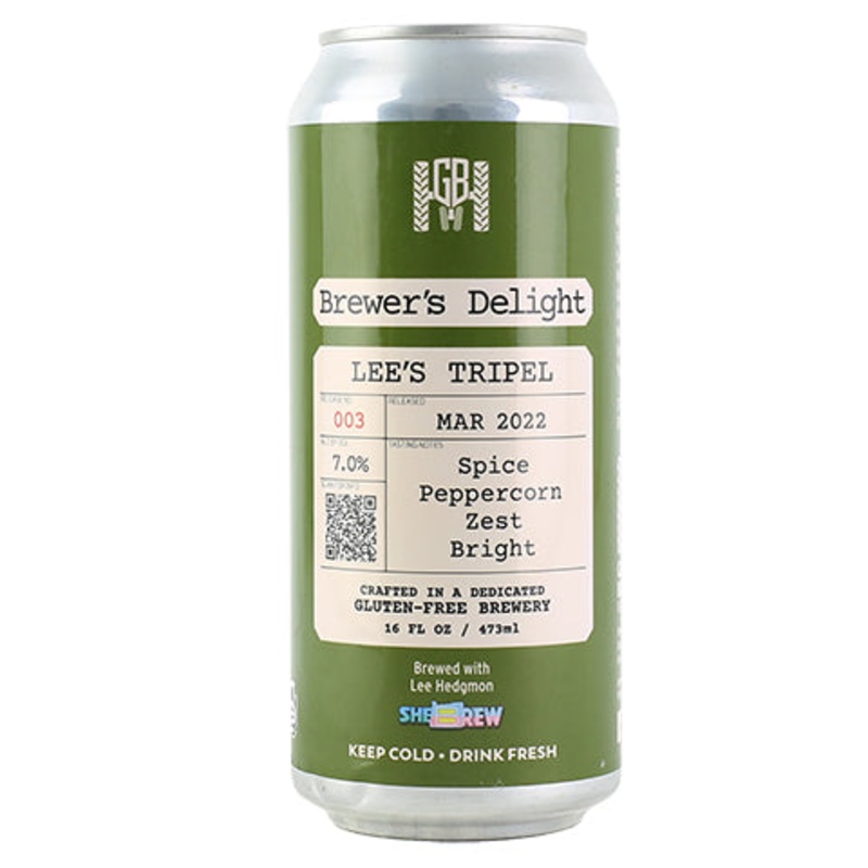 Ground Breaker Delight 003 – Lees Tripel 16OZ SINGLE CAN