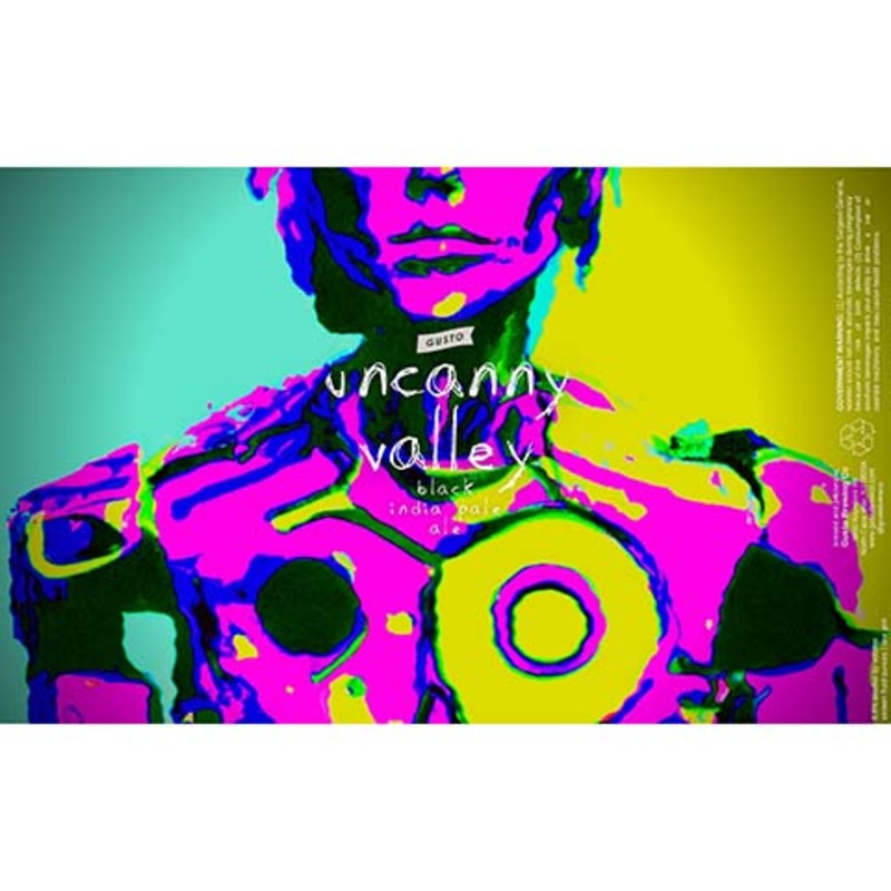 Gusto Uncanny Valley Black IPA 16OZ SINGLE CAN