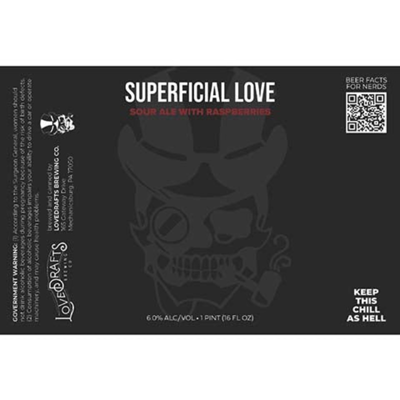 Lovedrafts Superficial Love Sour 16OZ SINGLE CAN