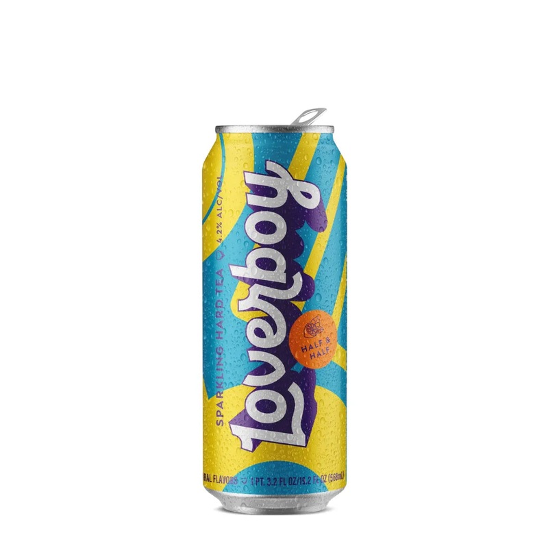 LoverBoy Sparkling Hard Tea Half & Half 19.2 fl oz Single Can