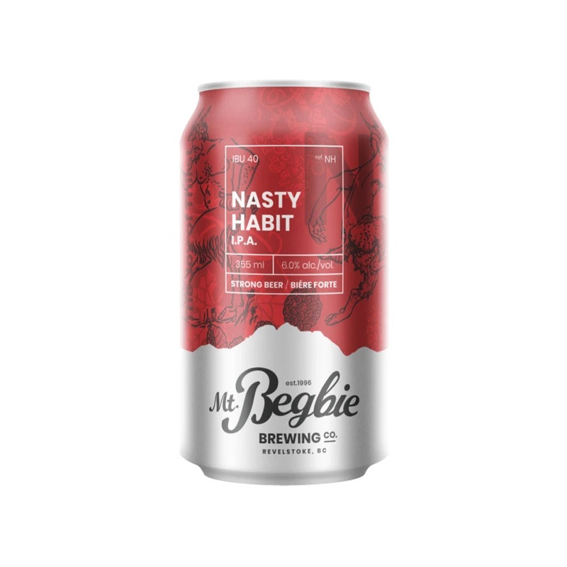 MT BEGBIE NASTY HABIT IPA 355ML 6PK CAN @ Lethbridge [1015030] 2130 ml