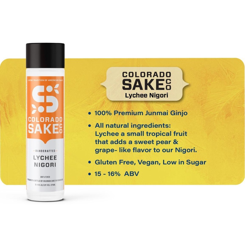 Sake Colorado Sake Co 375ml Lychee Nigori