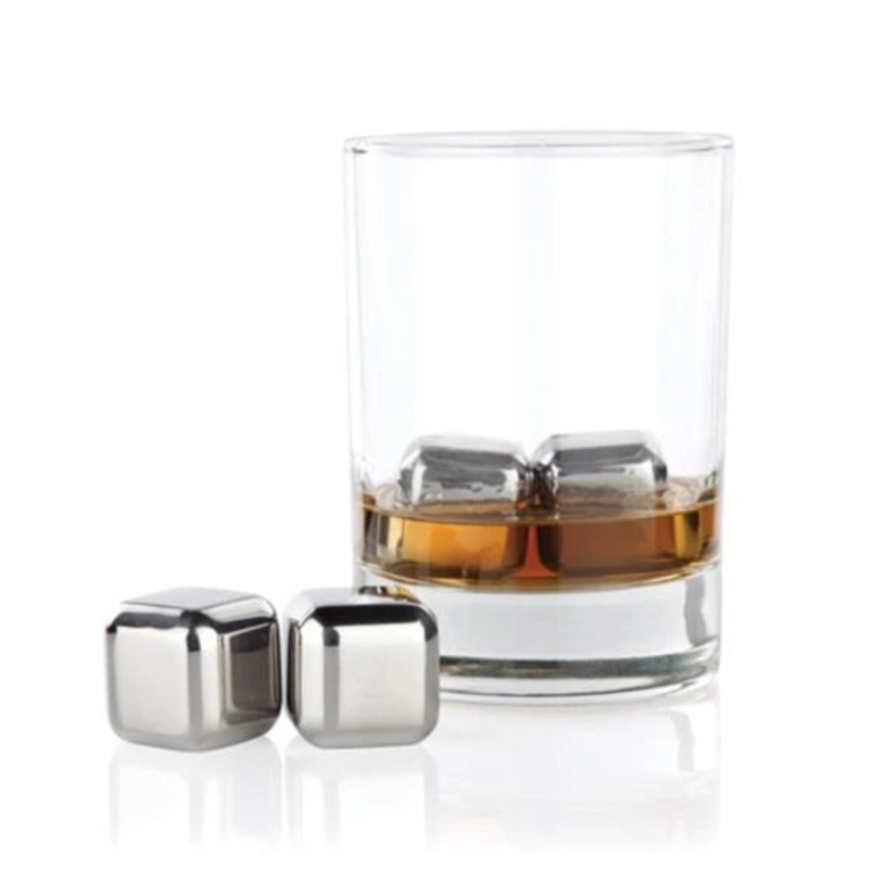 VISKI GLACIER ROCKS SMALL STAINLESS STEEL CUBES 4PK @ Deerfoot City [1004450] ml