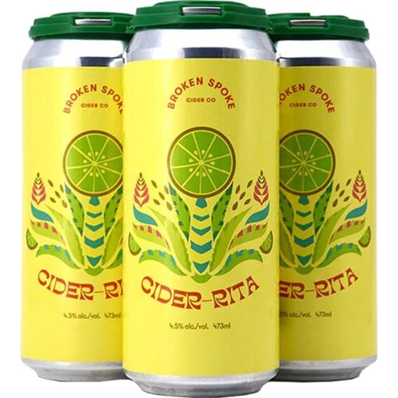 BROKEN SPOKE CIDER-RITA 473ML 4PK CAN @ Southgate [1041302] 1892 ml