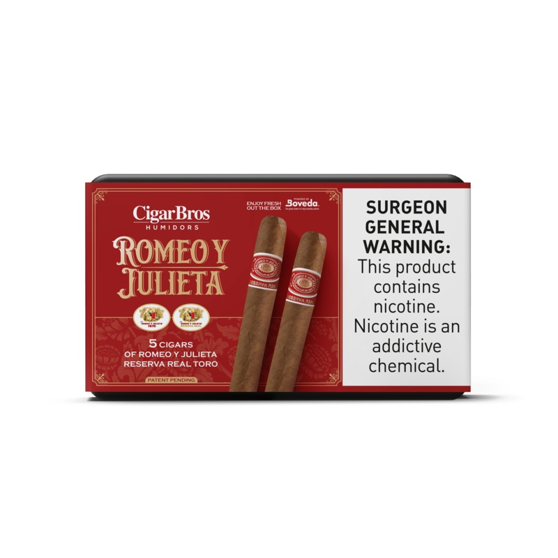 Romeo y Julieta Reserva Real by CigarBros 5ct Romeo Y Julieta Reserva Real + 5% Discount + FREE Humidor